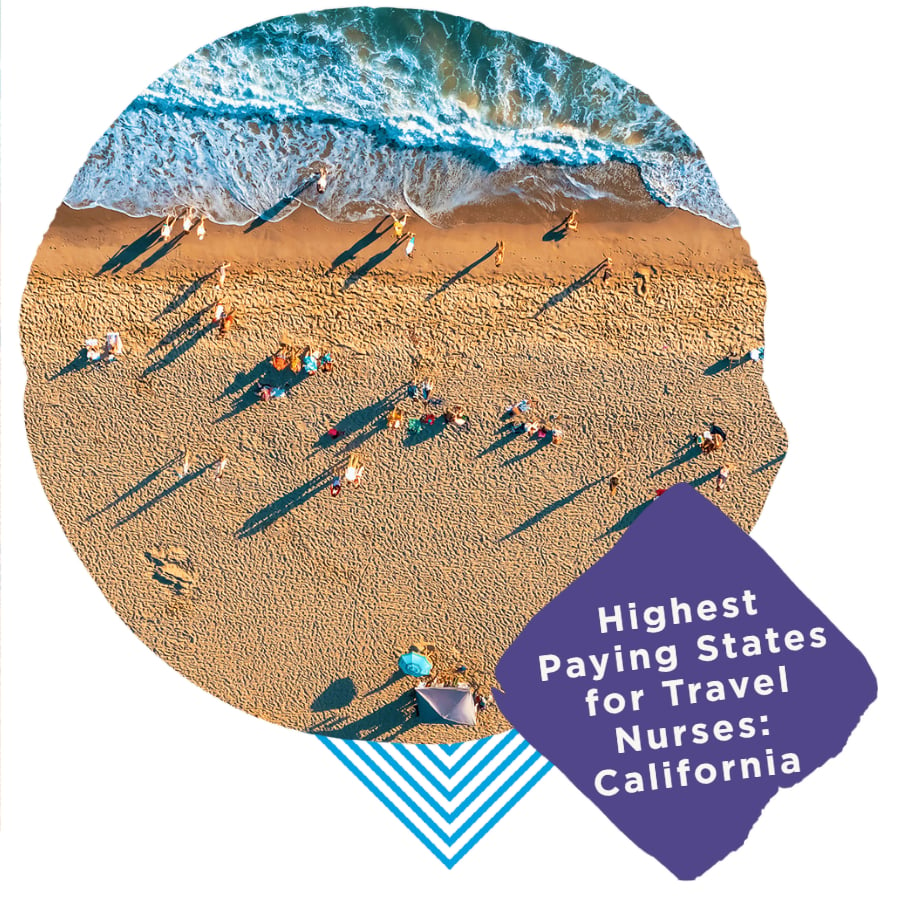 Highest paying travel nurse states California